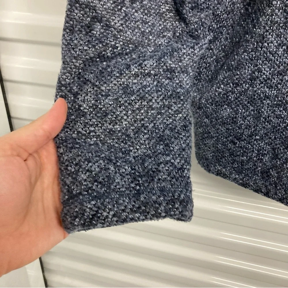 Orvis Heathered Blue Zip-Up Sweater - Picture 10 of 13